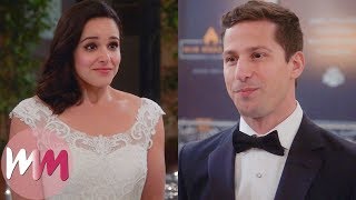 Top 10 Jake amp Amy Moments on Brooklyn NineNine [upl. by Ahsytal]