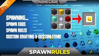 Entity Spawning  How to make Addons 4  Minecraft Bedrock Edition [upl. by Gretel426]