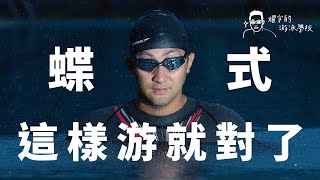 蝶式踢水、划手，這樣組合起來就對了！『基礎蝶式教學』Ep3 [upl. by Shaver898]