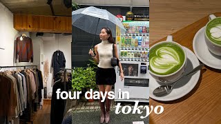 FOUR DAYS IN TOKYO  cafe hopping food and vintage shopping [upl. by Asilam]