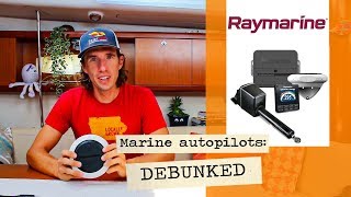 Sailboat tech How does a marine autopilot work with the Raymarine evolution  RTC 7 [upl. by Liamsi]