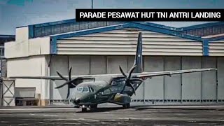 LIHAT DARI DEKAT ‼️ PARADE PESAWAT C130 CN295 amp NC212 ANTRI LANDING DI LANUD HUSEIN SASTRANEGARA [upl. by Urquhart125]