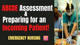 Emergency Nursing Tips for New grad ER Nurses ABCs and how to prepare for an incoming patient [upl. by Gathard401]