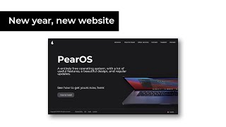 pearOS New Website  2021 [upl. by Yelsehc]