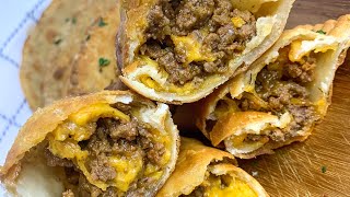 Easy Beef Empanada Recipe Cheesy Beef empanadas [upl. by Eiramenna852]