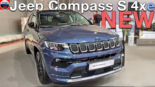 NEW 2023 Jeep Compass SLimited 4xe  Visual REVIEW exterior interior [upl. by Alehc]