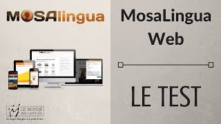 MOSALINGUA WEB – Apprendre le vocabulaire efficacement dans 7 langues [upl. by Akiehsal]