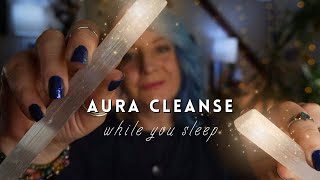 🌊 Aura cleanse while you sleep 💤 Soft Spoken Personal Reiki ASMR Session [upl. by Nylzor708]