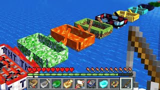 Minecraft  How to build a Fishing Boat Tutorial [upl. by Jarib870]