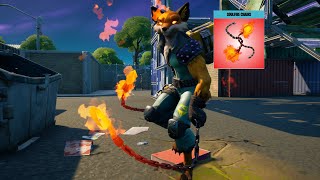 Soulfire Chains Pickaxe ingame Fortnite Battle Royale [upl. by Kimura915]