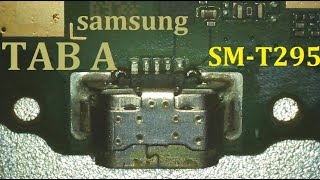 samsung tab A  SM t295 8quot charging port replacement [upl. by Madelin]