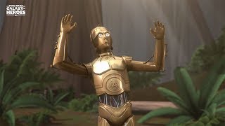 Star Wars Galaxy of Heroes  C3PO Spotlight [upl. by Nel839]