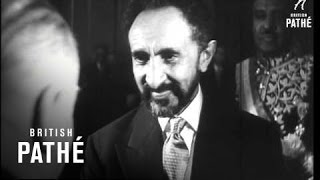 Haile Selassie Visits Paris 1954 [upl. by Leicester]