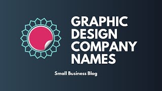 Creative Graphic Design Company names [upl. by Saretta]