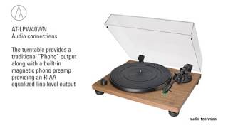 ATLPW40WN Setup  Fully Manual BeltDrive Turntable [upl. by Dewain]