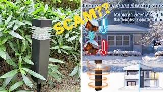 WREE Solar Powered De Icing Light Review  Is It a SCAM [upl. by Cesare]