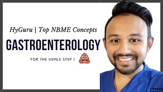 Top NBME Concepts  Gastroenterology USMLE Step 1 [upl. by Trawets]