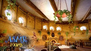 Harry Potter Inspired ASMR  Hufflepuff Common Room  Hogwarts Ambience  1 hour HD Cinemagraphs [upl. by Hecklau388]