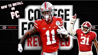 How to install College Football Revamped on PC 🏈 This is the best amp quickest way to do it 20222023 [upl. by Halladba]