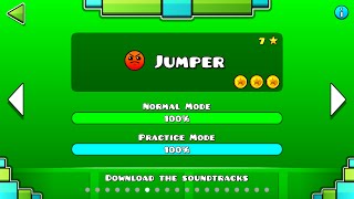 Geometry Dash  Jumper All Coins [upl. by Yllek296]