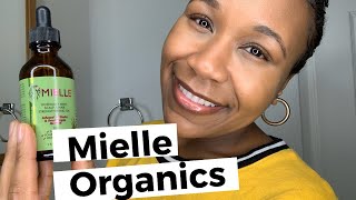 MIELLE ROSEMARY MINT SCALP AND HAIR STRENGTHENING OIL APPLICATION  REVIEW [upl. by Lord]