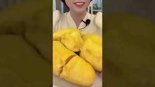 Durian Mukbang eating shows asmr sounds eating durian shows [upl. by Vaasta]