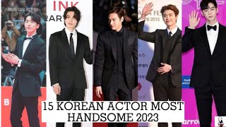 MOST HANDSOME KOREAN ACTOR VOTED IN 2023  UPDATED [upl. by Asirap]