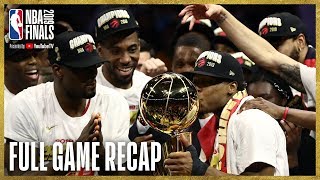 RAPTORS vs WARRIORS  Toronto Wins First NBA Championship  NBA Finals Game 6 [upl. by Hagerman]