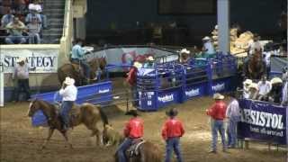 Short Go  Open Shoot Out  USTRC National Finals of Team Roping 10212012 [upl. by Lleon]