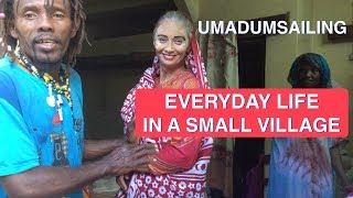 The Comoros Everyday life in a small village Traditional comorean beauty mask and marriage dress [upl. by Natividad]