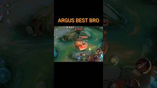 ARGUS BEST BRO 👑 ARGUS Shorts MLBB mobilelegends [upl. by Rebane]