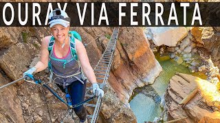 The Ouray Via Ferrata [upl. by Akcirahs266]