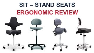 Ergonomic High Chairs Review  HAG Capisco RH Support Saddle Chair Score 6311 [upl. by Darlene]