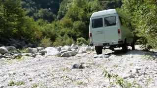 MercedesBenz T1 309D 4x4  SWISSVAN Special project Hippo309  Offroad test Official Trailer [upl. by Airahs]