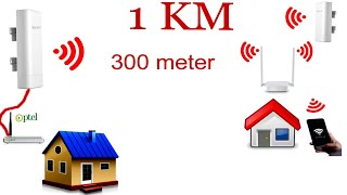 Tenda O3 15 KM Wifi Router Setup Tenda 301 wireless 300 meter outdoor wisp mode [upl. by Atteuqehs663]