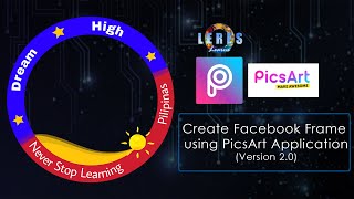 CREATE FB FRAME Facebook Frame USING PICSART APP IN MOBILE PHONE version 2  advance [upl. by Gaskin761]