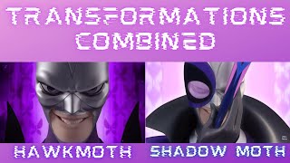 HawkmothShadow Moth Transformations Combined [upl. by Odracer109]