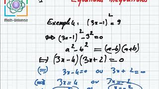 équations et inéquations partie1  équations 1ere années valable aussi pour les autres classes [upl. by Nylasej832]