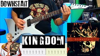 Downstait  Kingdom Cody Rhodes WWE Entrance Guitar Cover Tab [upl. by Hugibert]