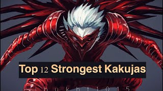 Top 12 Strongest Kakujas in Tokyo Ghoul Re Series Finale [upl. by Onit]