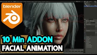 Blender Facial Animation Addon l Faceit [upl. by Ogdon]