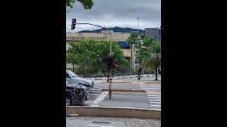 Street Performers Juggling Act on a Unicycle [upl. by Nedac]