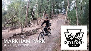 Markham Park Mountain Bike Trails  Sunrise Florida [upl. by Imef]