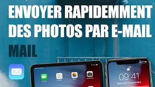 Envoyer des photos par email depuis un iPhone ou un iPad [upl. by Nylisoj]