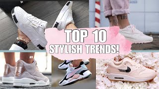 TOP 10 BEST WOMENS SNEAKERS [upl. by Enecnarf]