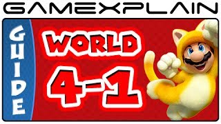 Super Mario 3D World  World 41 Green Stars amp Stamp Locations Guide amp Walkthrough [upl. by Firehs]