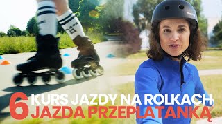 Kurs jazdy na rolkach  Odcinek 6  Jazda po łuku przekładanką [upl. by Krueger]