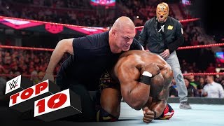 Top 10 Raw moments WWE Top 10 Oct 21 2019 [upl. by Ariella15]