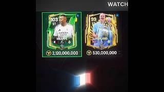 Mbappé x Haaland☠️ eafc25 fifa eafc24 eafcmobile fifamobile fifa shorts [upl. by Hilda]