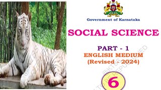 6th class social science part1 text book pdf english medium Karnataka state syllabus [upl. by Hogue795]